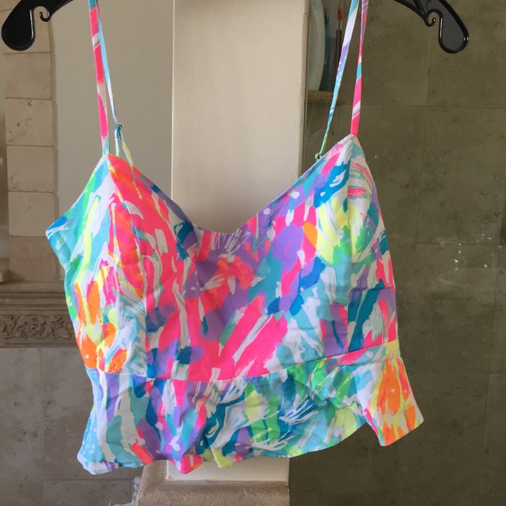 Lilly Pulitzer Size 6 Crop Top Linnea